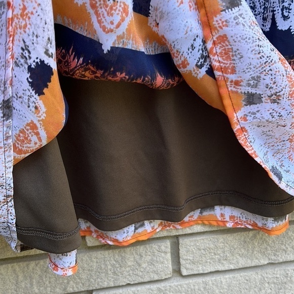 Christopher & Banks Smock Waist Lined Skirt Sz M - Picture 4 of 8